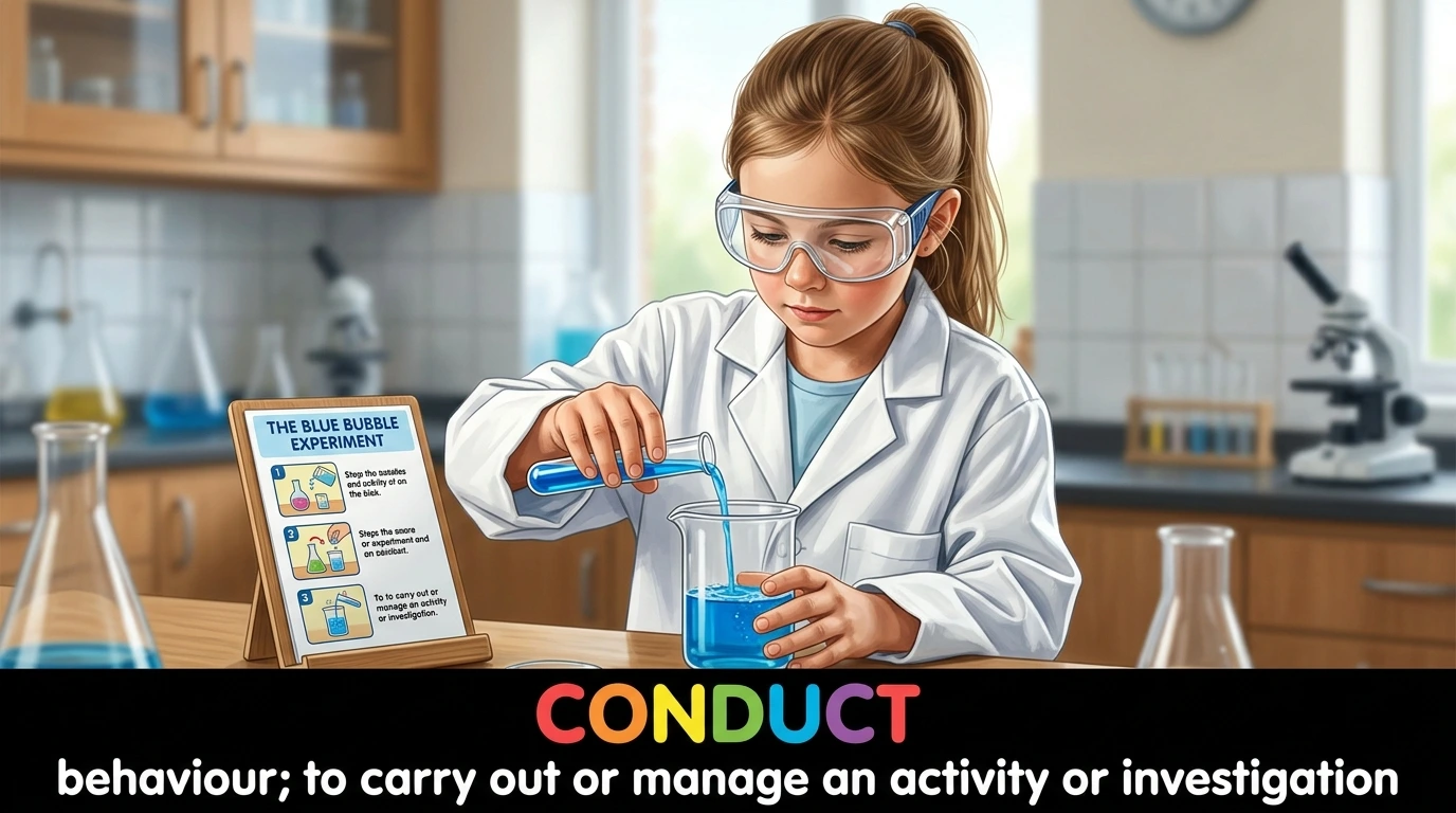 English Illustration for conduct